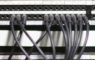 Wires plugged in