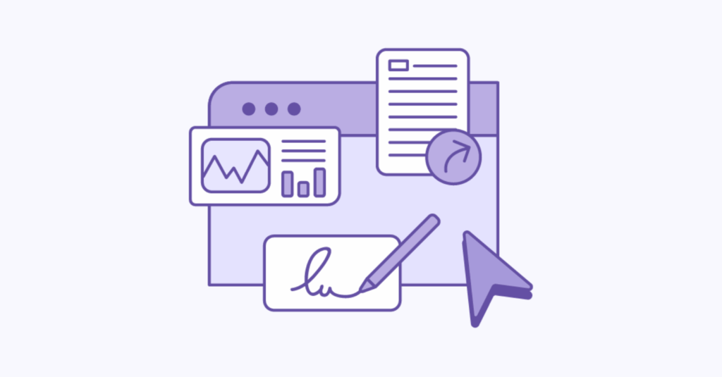 computer screen visual