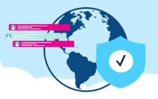 Image of globe with security checkpoint to symbolise Annex 11