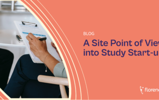 A Site Point of View into Study Start-up