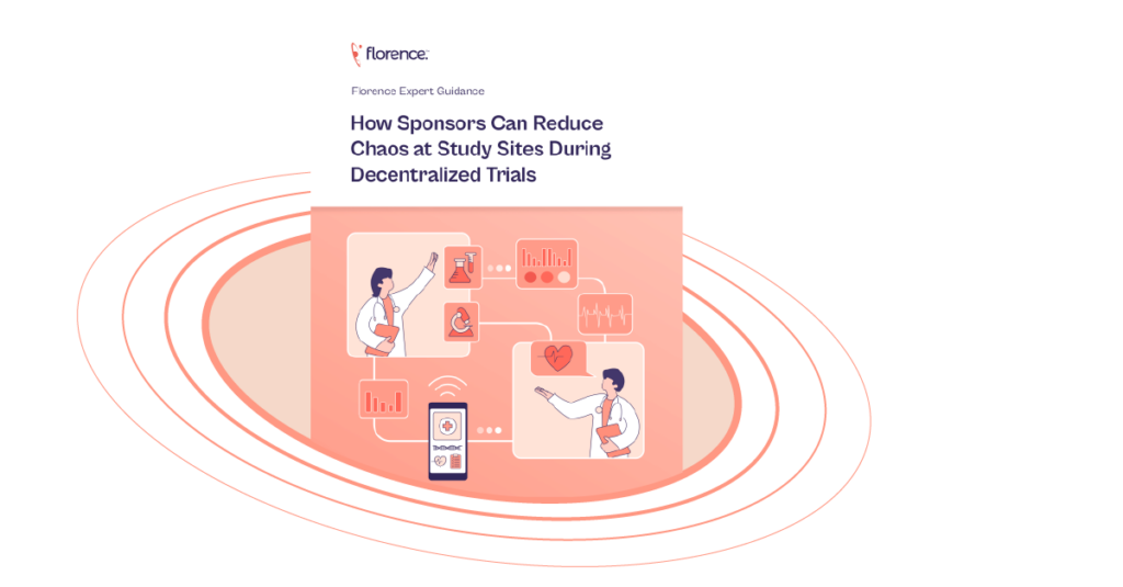 Decentralized clinical trials landing page thumbnail image of the front page of the guide