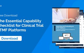 Essential Checklist Capability for Electronic Trial Master File eTMF Platforms