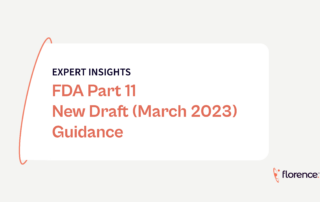 FDA Part 11 New Draft (March 2023) Guidance blog header