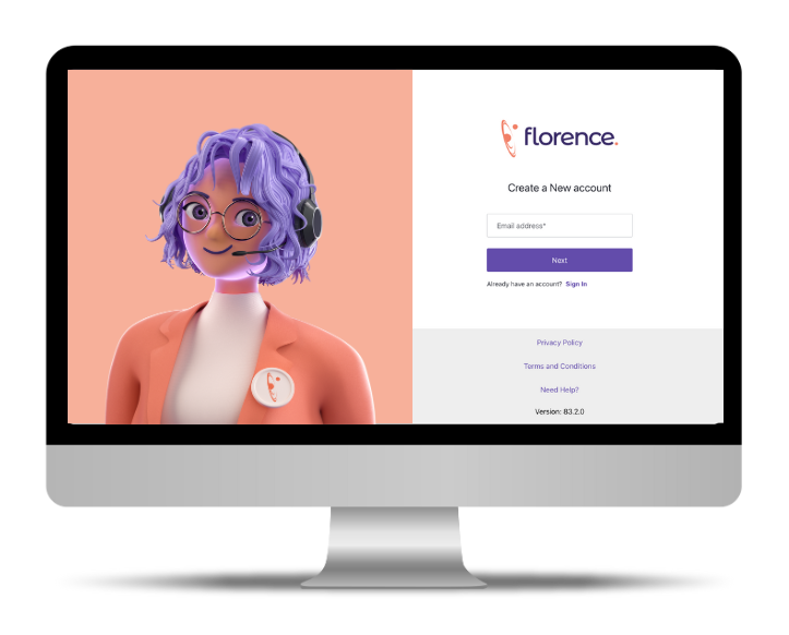 Florence Create Account Login
