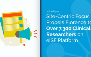 Florence Crosses 7500 Clinical Researchers on eISF Platform Header