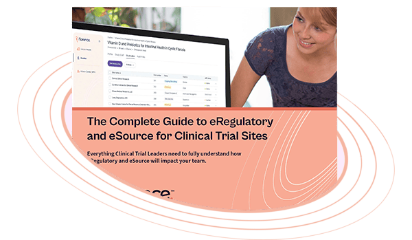 Icon Guide to eReg and eSouce light peach The Complete Guide to eRegulatory and eSource in Clinical Trials