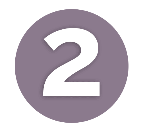 Number 2 Grey Pink