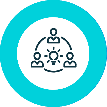 Remote Clinical Trial Monitoring Phase 3 – Collaboration Resource Management Light Bulb Icon