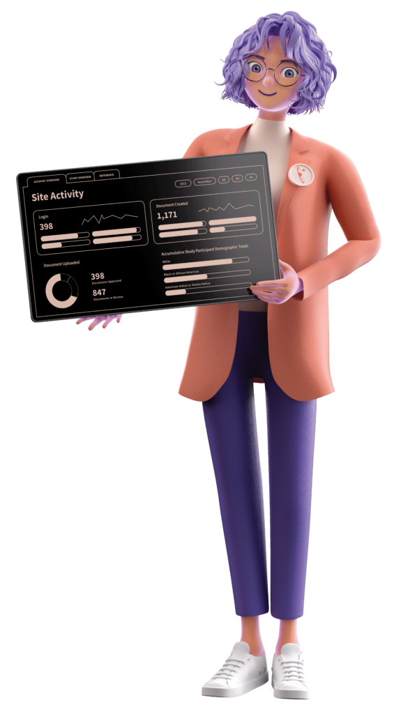 Small Florence Flo Mascot Cutout Cardboard_Pose_2_Alpha