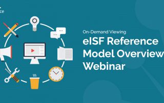 Electronic Investigator Site File eISF Reference Model Overview Webinar Header