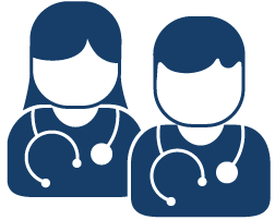 Two doctors at work